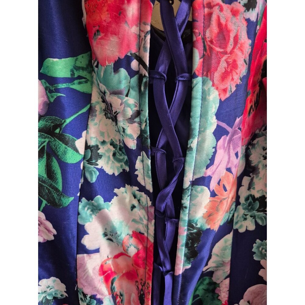 My Michelle Floral Off-Shoulder Maxi Dress size 11 - Picture 6 of 7
